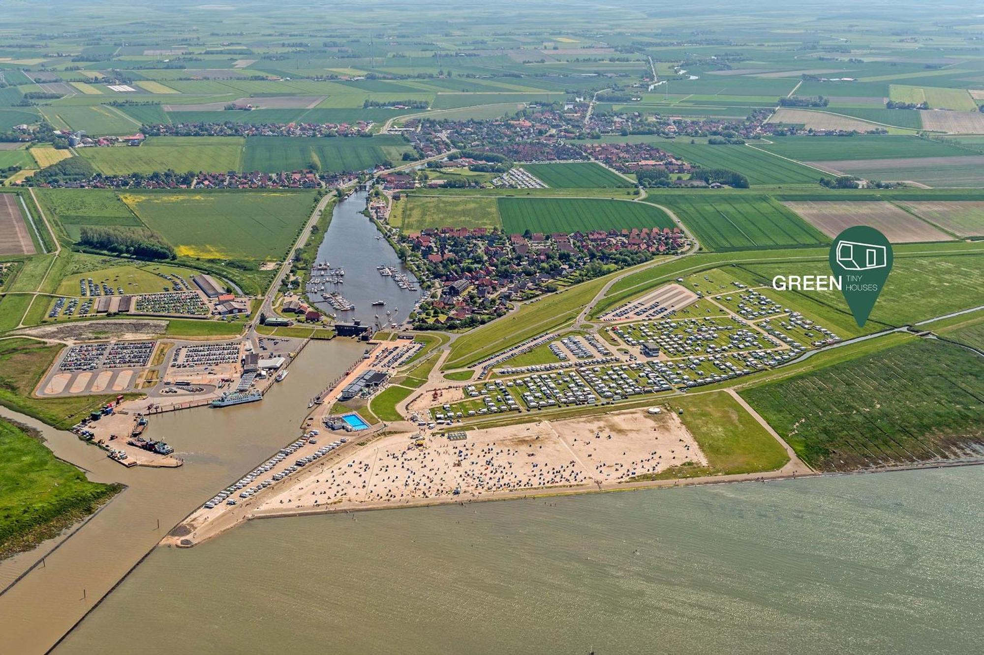 Tiny House Pioneer 18 Zur Meerseite - Green Tiny Village Harlesiel Carolinensiel Exteriér fotografie