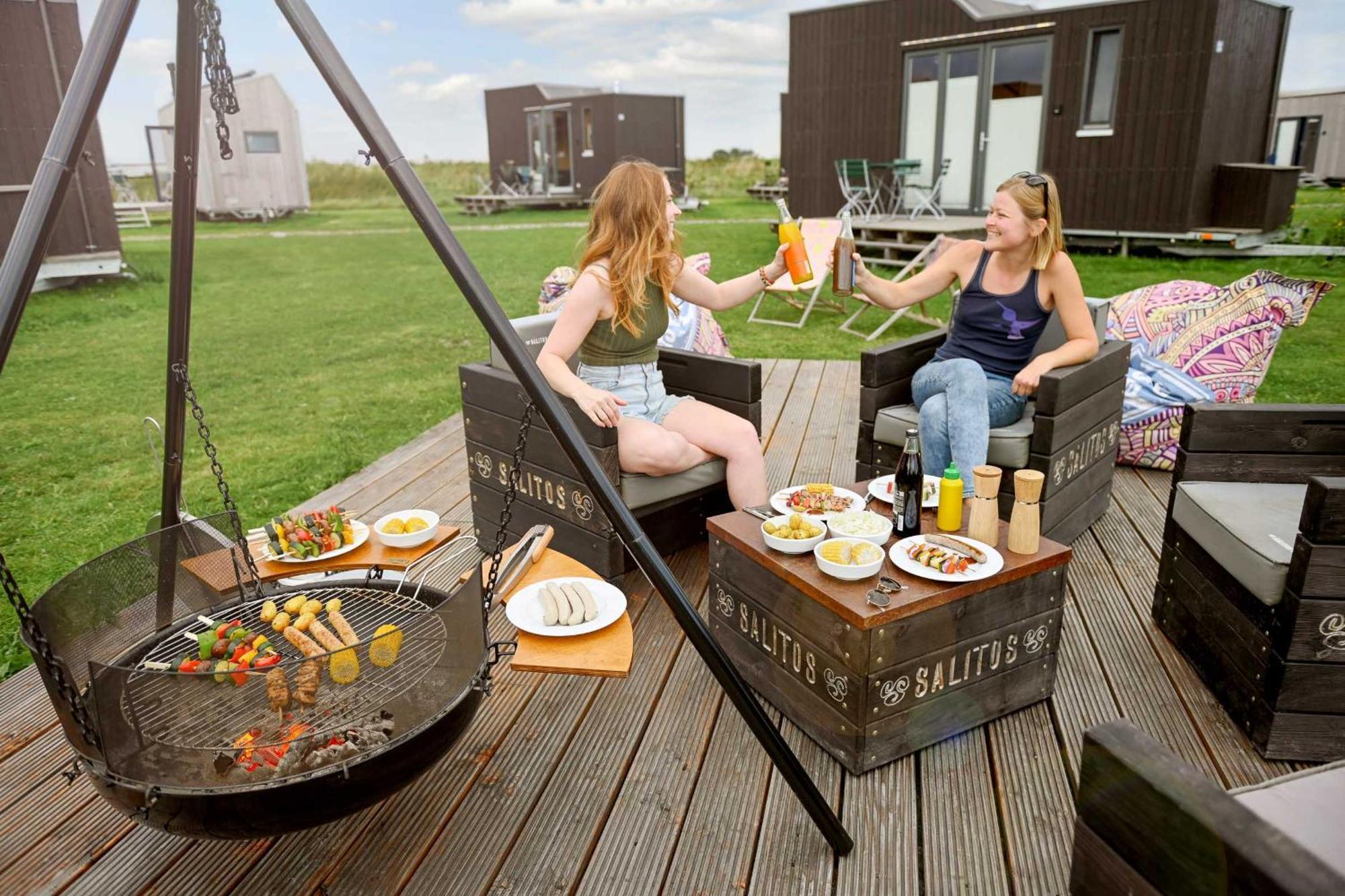 Tiny House Pioneer 18 Zur Meerseite - Green Tiny Village Harlesiel Carolinensiel Exteriér fotografie